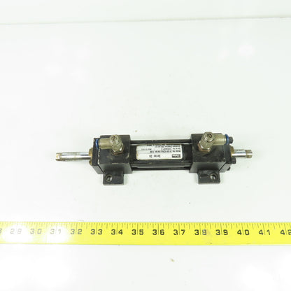 Parker 01.00 KC2ALU19A19A Double End Pneumatic Cylinder 1" Bore 2" Stroke 250PSI