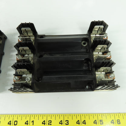 Buss R60030-3COR 3-Pole 30A 600V Fuse Holder Lot Of 3