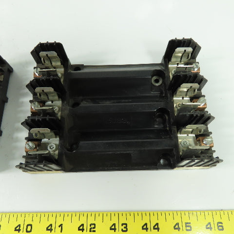 Buss R60030-3COR 3-Pole 30A 600V Fuse Holder Lot Of 3