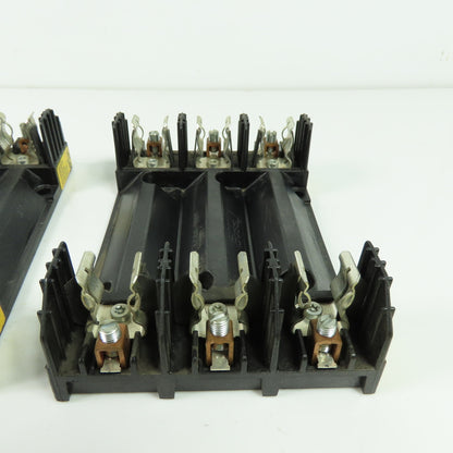 Buss R60030-3COR 3-Pole 30A 600V Fuse Holder Lot Of 3