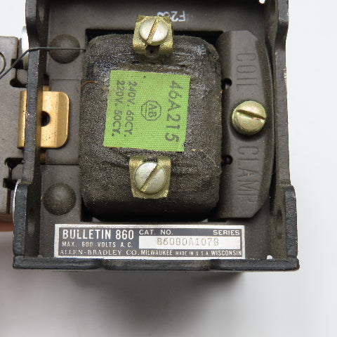 Allen Bradley 860G0A107B 600VAC 220/240V 50/60Hz Solenoid Actuator