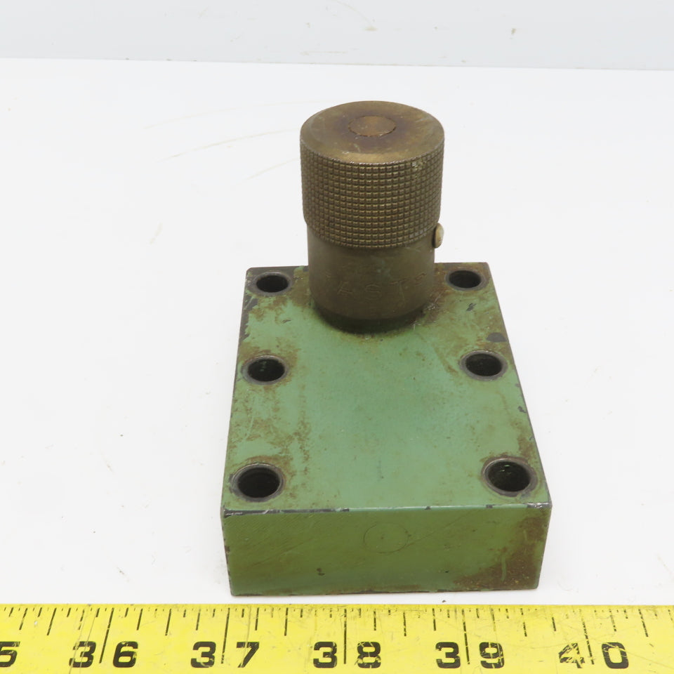 Parker NS-1200-G-12 Color Flow Speed Control Hydraulic Valve Block