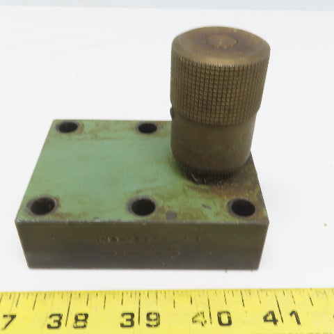 Parker NS-1200-G-12 Color Flow Speed Control Hydraulic Valve Block