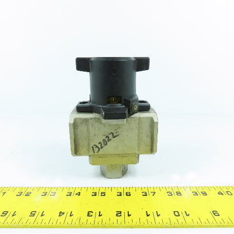 SMC VHS5500-10-R Pneumatic Lockout Valve 0.1-1.0MPa 1" NPT