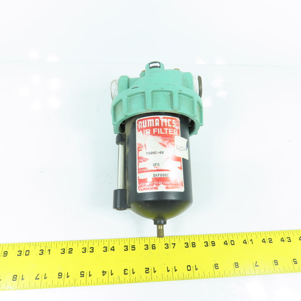 Numatics F608C-08 Compressed Air Filter (EKF608C Element) 1" NPT
