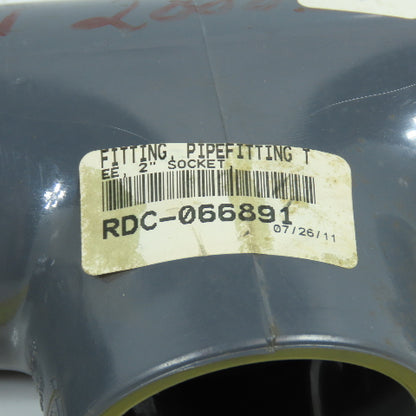 2" x 2" x 2" SCH 80 Socket Tee PVC Lot Of 2