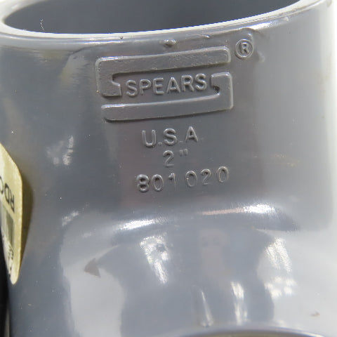 2" x 2" x 2" SCH 80 Socket Tee PVC Lot Of 2