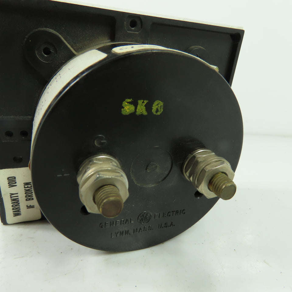 General Electric 251324ECEC7JCM 0-25 DC Amperes Millivolt Panel Meter 0-50MV