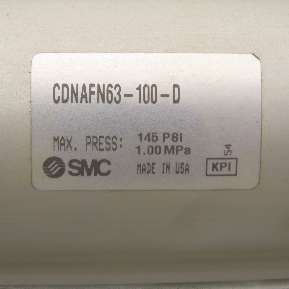 SMC CDNA63D-UA 63mm Bore 100mm Stroke Rod Lock Pneumatic Cylinder