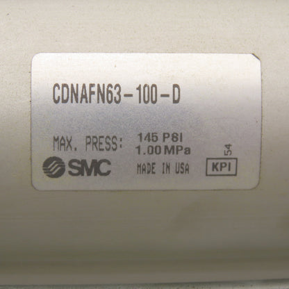 SMC CDNA63D-UA 63mm Bore 100mm Stroke Rod Lock Pneumatic Cylinder