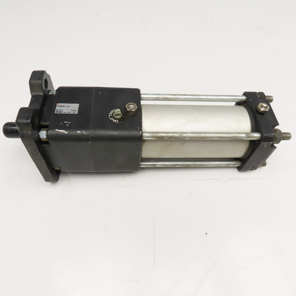SMC CDNA63D-UA 63mm Bore 100mm Stroke Rod Lock Pneumatic Cylinder
