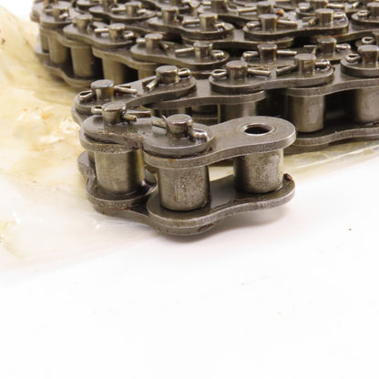 Whitney Renold #80 Single Strand Roller Chain W/ Conn. Link 115" Long 1" Pitch