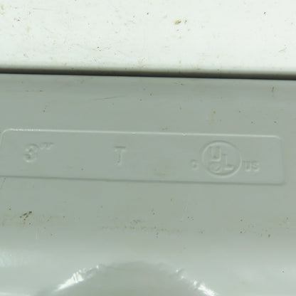 UL 3" Aluminum Conduit Body T 2-1/2" - 3" Cover
