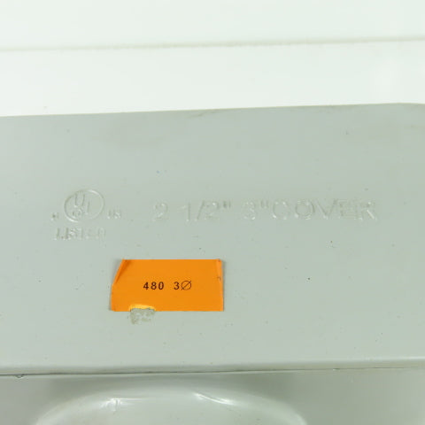 UL 3" Aluminum Conduit Body T 2-1/2" - 3" Cover