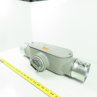 UL 3" Aluminum Conduit Body T 2-1/2" - 3" Cover