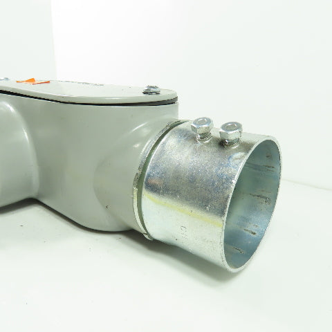 UL 3" Aluminum Conduit Body T 2-1/2" - 3" Cover