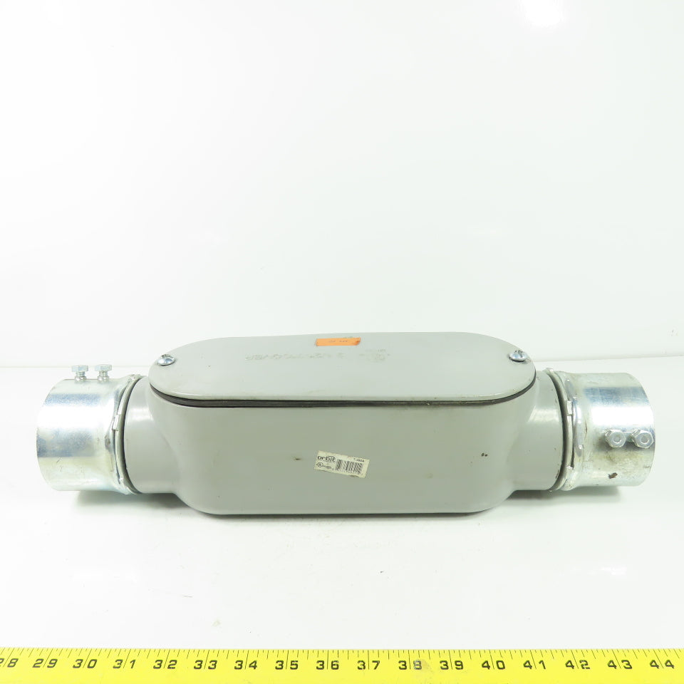 UL 3" Aluminum Conduit Body T 2-1/2" - 3" Cover