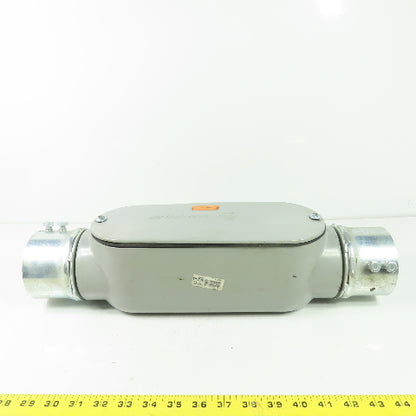 UL 3" Aluminum Conduit Body T 2-1/2" - 3" Cover
