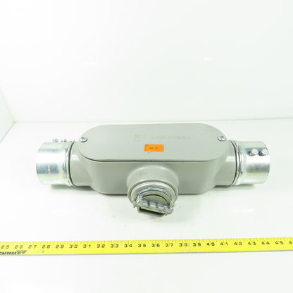 UL 3" Aluminum Conduit Body T 2-1/2" - 3" Cover