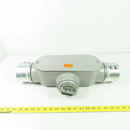 UL 3" Aluminum Conduit Body T 2-1/2" - 3" Cover