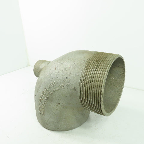 Mead Cornell & Co 44125 90° Steel Elbow 4" NPT