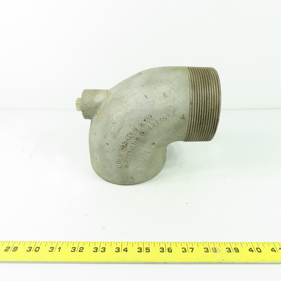Mead Cornell & Co 44125 90° Steel Elbow 4" NPT