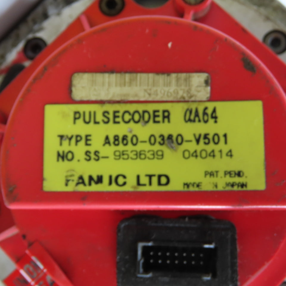 Fanuc A06B-0162-B175/0006-R 1.40kW AC Servo Motor 3000RPM 144V 6.0A W/Pulsecoder