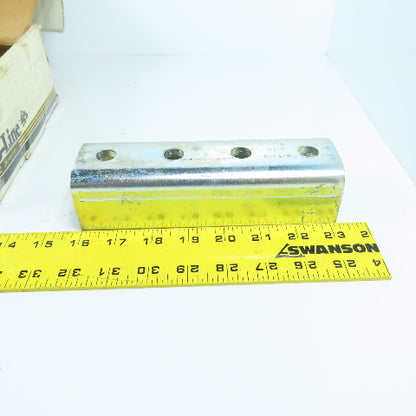 B-Line B172 4 Hole Channel Clevis Splice 7-1/4" L W/ Hardware Box Of 8