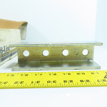B-Line B172 4 Hole Channel Clevis Splice 7-1/4" L W/ Hardware Box Of 8