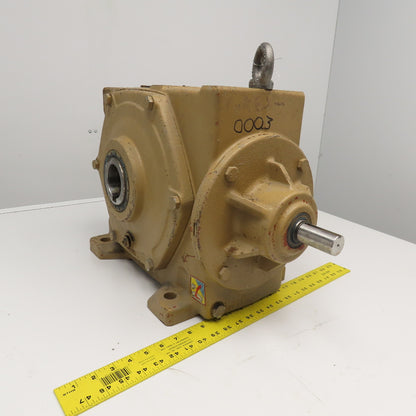 Hansen Junior JKH-51C-100I 100:1 Ratio Right Angle Thru Shaft Gear Reducer