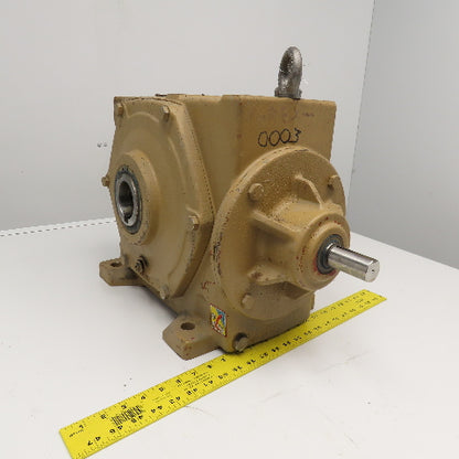 Hansen Junior JKH-51C-100I 100:1 Ratio Right Angle Thru Shaft Gear Reducer