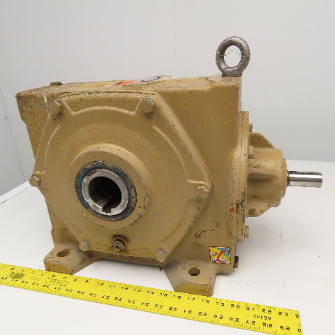 Hansen Junior JKH-51C-100I 100:1 Ratio Right Angle Thru Shaft Gear Reducer