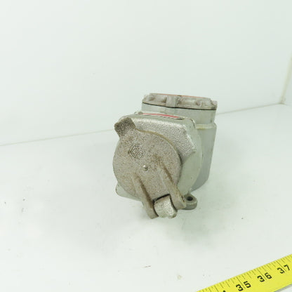 Crouse-Hinds FSQC 230 3-Pin Explosion Proof Receptacle Ph 30A 600V