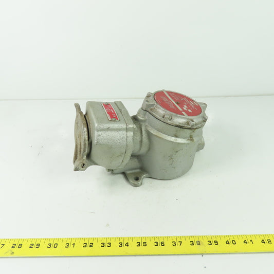 Crouse-Hinds FSQC 230 3-Pin Explosion Proof Receptacle Ph 30A 600V
