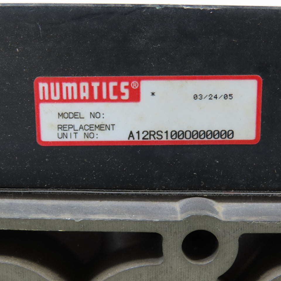 Numatics A12RS100O000000 Pneumatic Sandwich Regulator Valve 3/4 Way
