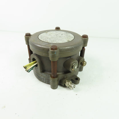 Dwyer 1950G-0-B-120 Differential Pressure Switch Explosion Proof 10A 240VAC
