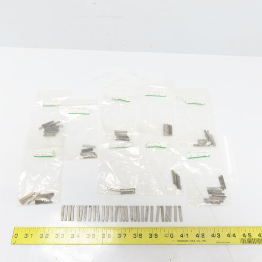 "0"-"9" Assorted Number & Letter Industrial Metal Stamps Misc. Lot of 60+