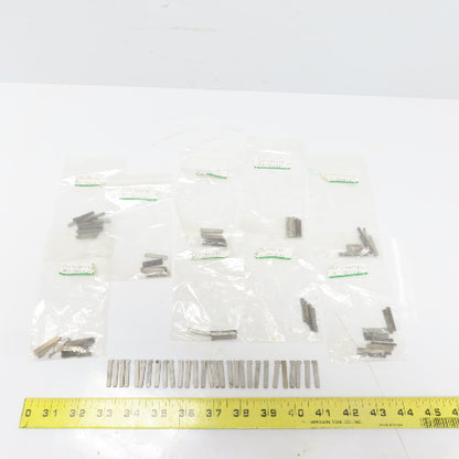 "0"-"9" Assorted Number & Letter Industrial Metal Stamps Misc. Lot of 60+