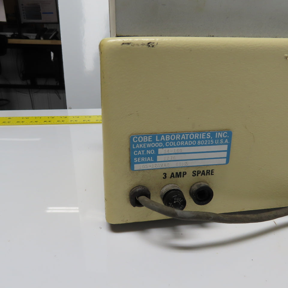 Cobe Laboratories 14-160 Peristaltic Pump Unit Assembly 105-128V 60Hz