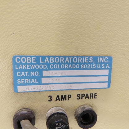 Cobe Laboratories 14-160 Peristaltic Pump Unit Assembly 105-128V 60Hz