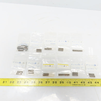 T-37083 Letter Industrial Metal Stamps D,F,G,H,I,J,K,R,T,U Lot of 34