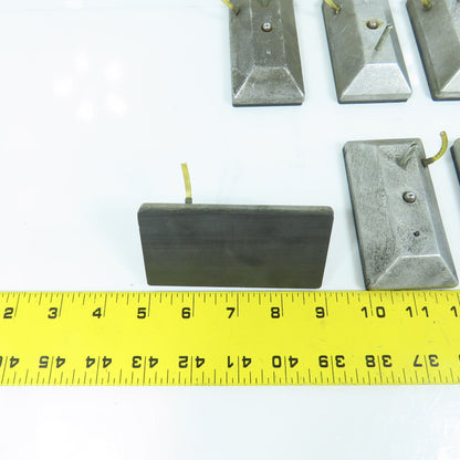 Cordax 1808 4" x 2" Wear Slide Pads Lot Of 8