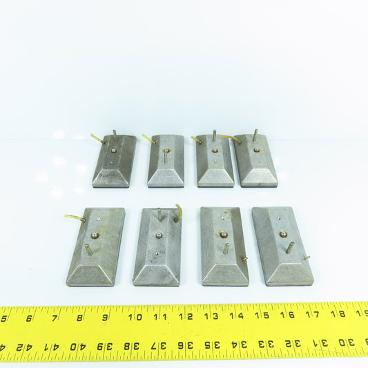 Cordax 1808 4" x 2" Wear Slide Pads Lot Of 8