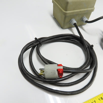 6.5"x 6.5"x 6.5" Enclosed 2 Switch Control Box W/ Cord