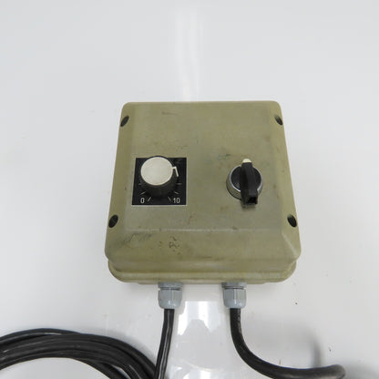 6.5"x 6.5"x 6.5" Enclosed 2 Switch Control Box W/ Cord