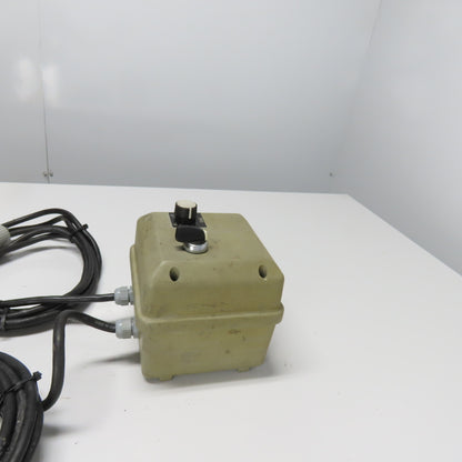 6.5"x 6.5"x 6.5" Enclosed 2 Switch Control Box W/ Cord