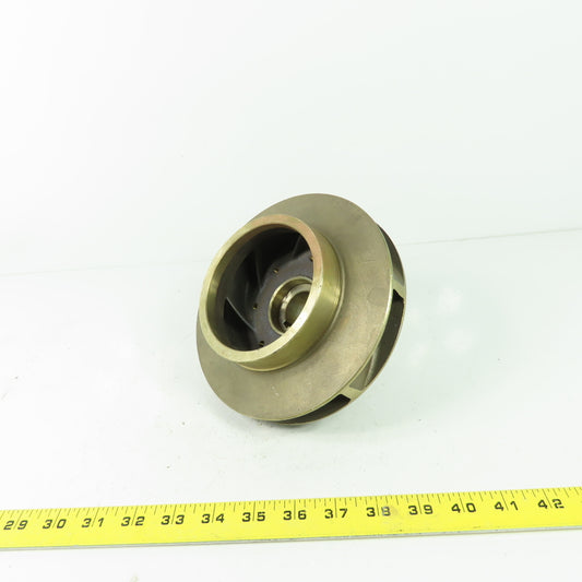 7" OD Brass Impeller 1-1/4" Keyed Bore 7-Vain Bell & Gosset Style