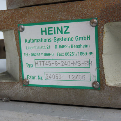 Heinz HTT45-8-240-MS-RH 8 Station 240° Rotary Index Table 220-460V 60Hz .12kW