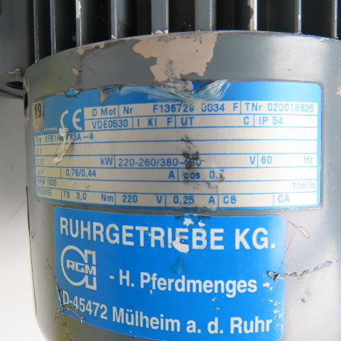 Heinz HTT45-8-240-MS-RH 8 Station 240° Rotary Index Table 220-460V 60Hz .12kW