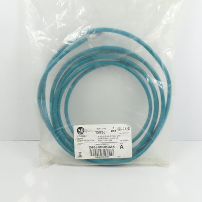 Allen Bradley 1585J-M8HBJM-5 Ser A Ethernet Media RJ45 Shielded Patchcord 5M NEW